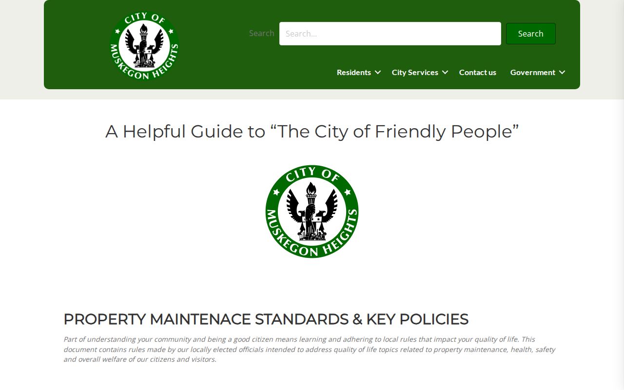 Muskegon Heights court records citizen handbook county court routing